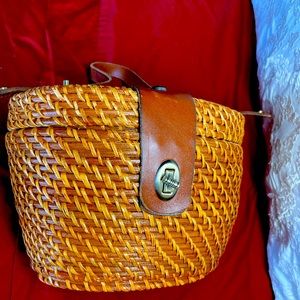 Patricia Nash basket bag. Only used once